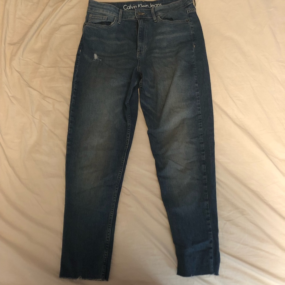 NEVER WORN Calvin Klein highrise ankle skinny jean